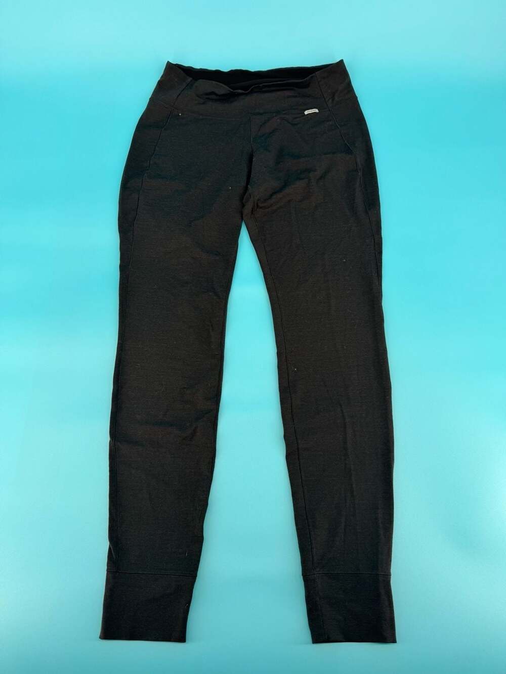 Patagonia Women's Black Merino Wool Blend Leggings Pants Size M